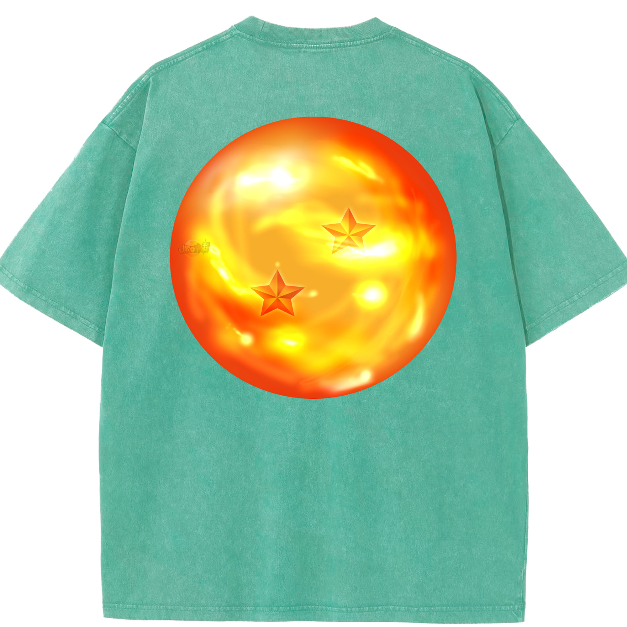 （画像用） ドラゴンボール DRAGON BALL 綿100% ヴィンテージ風 半袖Tシャツ（背面プリント）